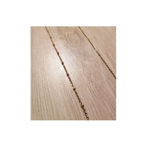 Chaîne de collier en acier inoxydable doré