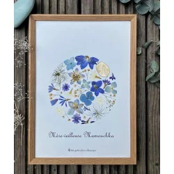 Herbier fête des mères personnalisable