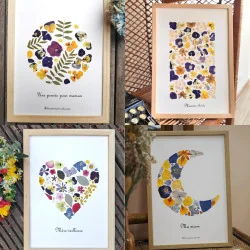 Herbier fête des mères personnalisable