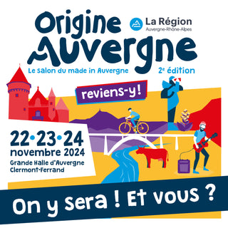 Retrouvez-nous au Salon Origine Auvergne du 22 au 24 novembre !