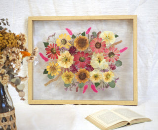Protégez la couleur des fleurs d'un herbier fleuri
