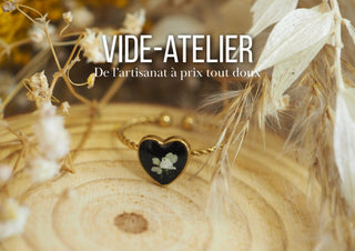 Vide-Atelier : une alternative artisanale aux soldes - bijoux fleuris et herbiers à prix doux