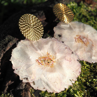 Bijou fleuri - Boucles d'oreilles sakura en fleurs de cerisier du Japon - Bijoux en fleurs Clermont