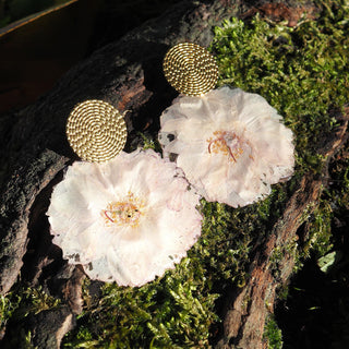 Bijou fleuri clermont - Boucles d'oreilles sakura en fleurs de cerisier du Japon 1