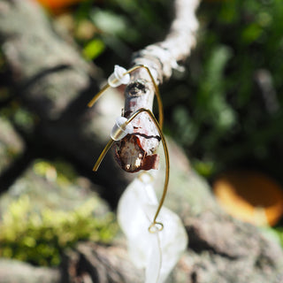 Bijou fleuri - boucles d'oreilles avec des feuilles de monnaie du pape - bijoux vraies fleurs à Clermont-ferrand