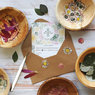 Offrez une Carte cadeau atelier herbier pour faire son propre herbier