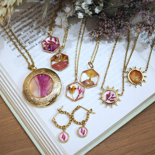 bijoux bouquet de mariées - upcycling de bouquet