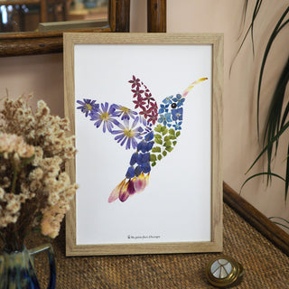 Herbieru Colibri avec de vraies fleurs d'Auvergne - Clermont