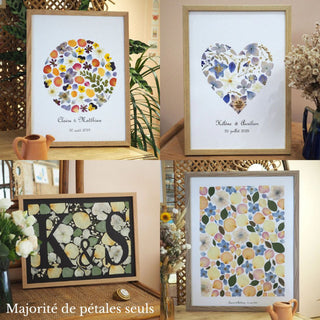 Tableaux de mariage (Majoité de pétales seuls)